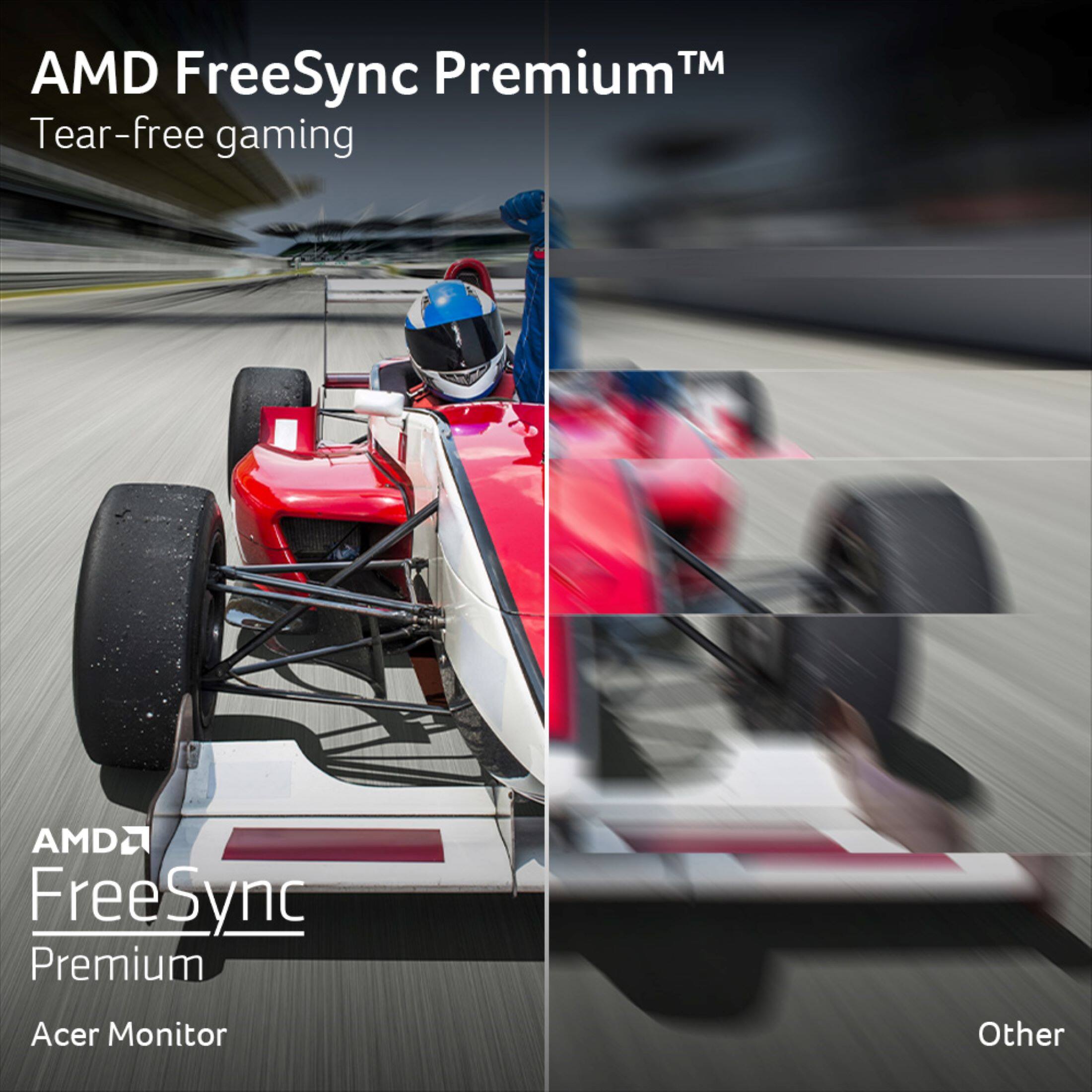 AMD Premium TM FreeSync Tear-free gaming AMD2 FreeSync Premium Acer Monitor Other