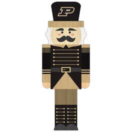 Fan Creations - Purdue Boilermakers 31'' Nutcracker Leaner - Multicolor