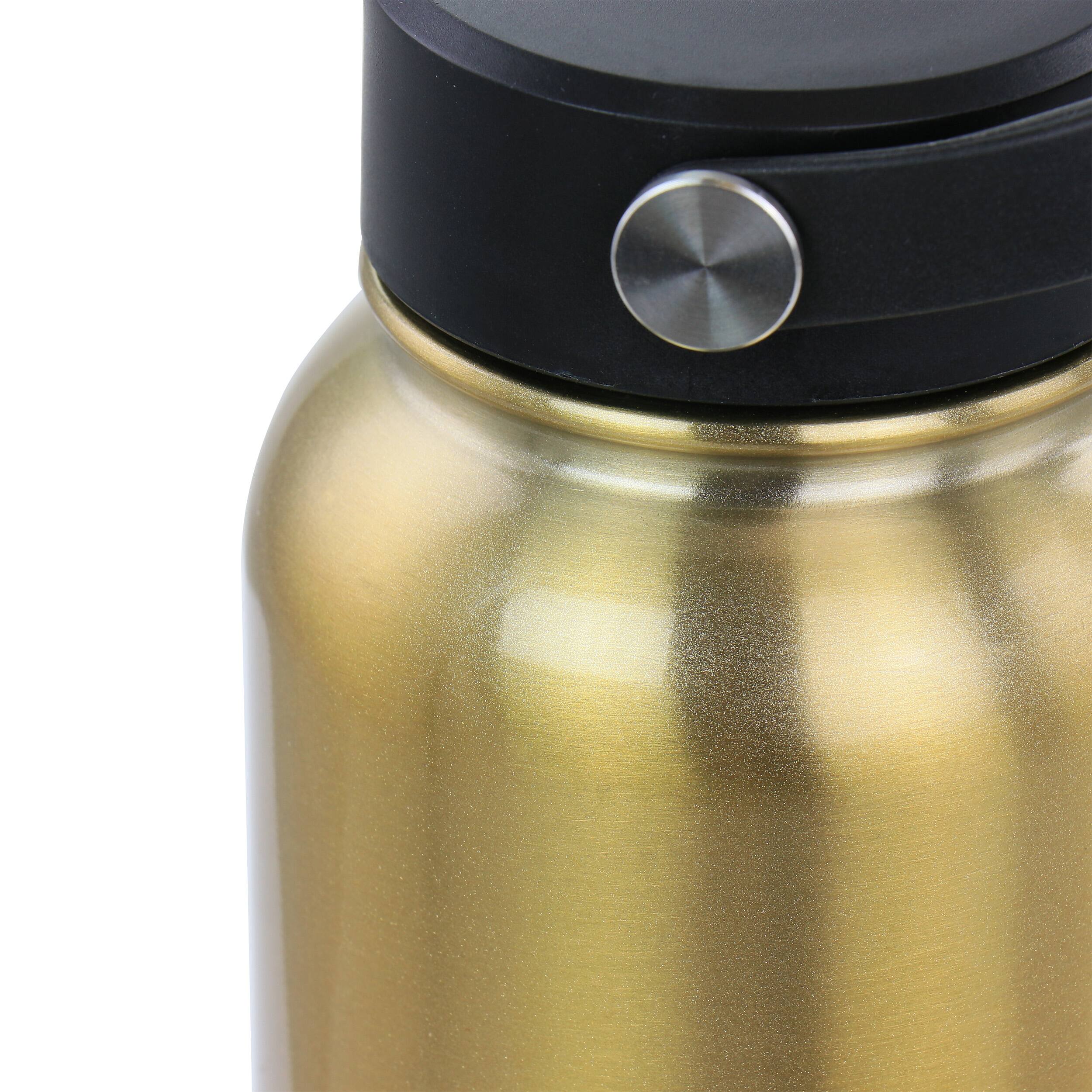 Alt View 2. Gibson - WAO 38 Ounce Stainless Steel Insulated Thermal Bottle with Lid in Dark Gold - Dark Gold.