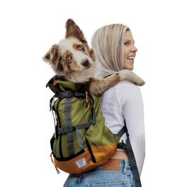 Live At Space - Urban 3 - Large Leafy Ideal For Dogs With 20-22" Length Dual-use Backpack-style Carrier Everyday Pack