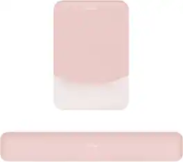 mosiso - Wrist Rest Support for Mouse Pad, Ergonomic Mousepad Non-Slip Base, Design Desk Accessories Mat for Home Game Office - Baby Pink