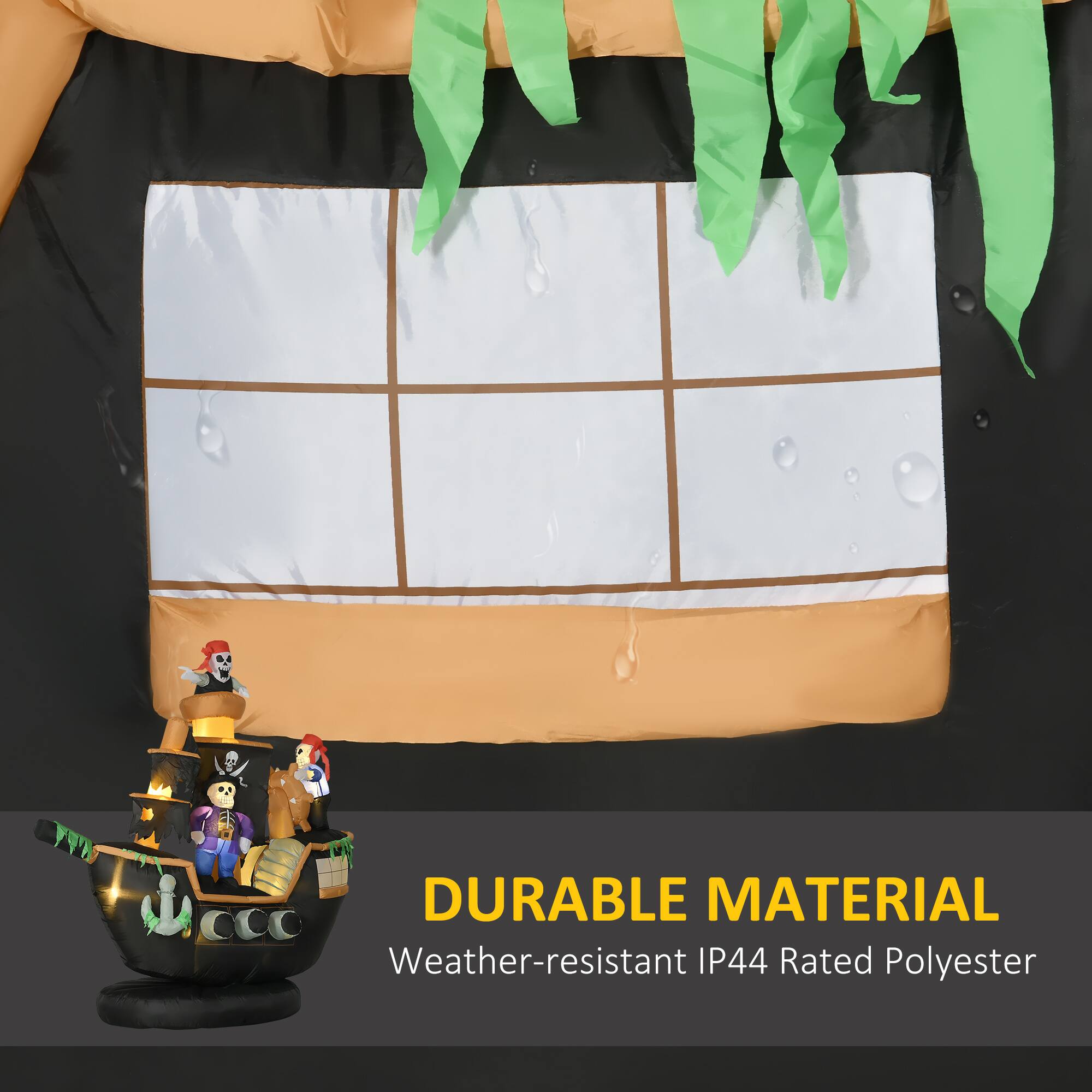 DURABLE MATERIAL  
Weather-resistant IP44 Rated Polyester