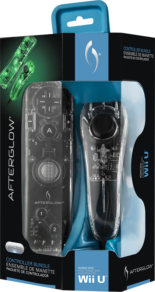 Best Buy: Afterglow Motion Plus Bundle for Nintendo Wii U and Wii Clear  085-014-NA-AS-BLD