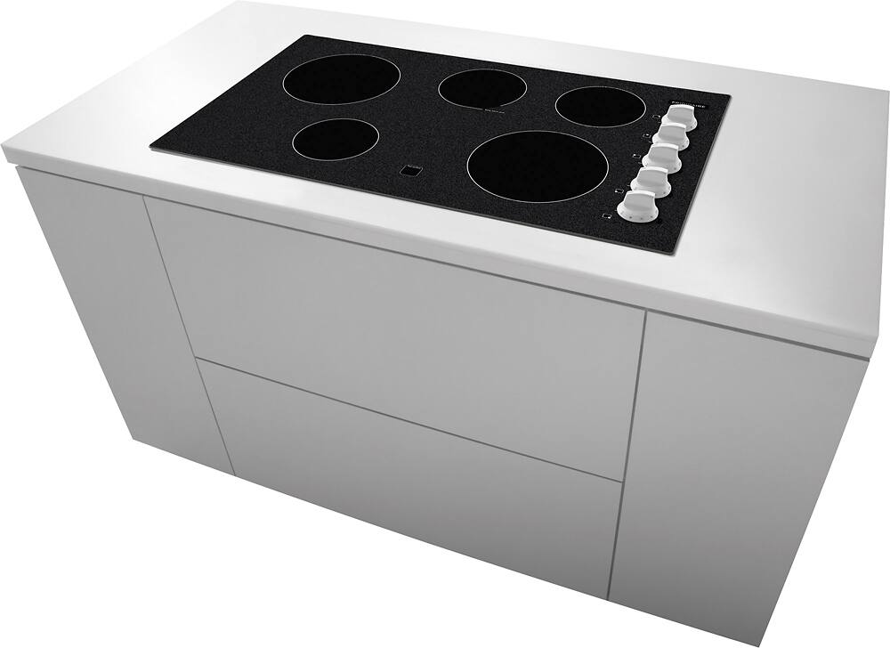 Best Buy Frigidaire 36" BuiltIn Electric Cooktop White FFEC3624PW