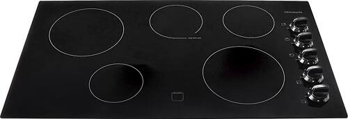 Frigidaire - 36" Built-In Electric Cooktop - Black - Larger Front