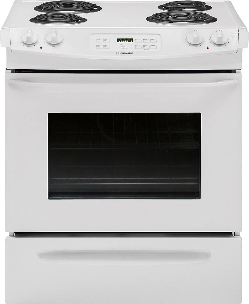 Best Buy: Frigidaire 4.6 Cu. Ft. Self-Cleaning Slide-In Electric Range ...