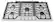 Front. Frigidaire - Gallery 36" Built-In Gas Cooktop.