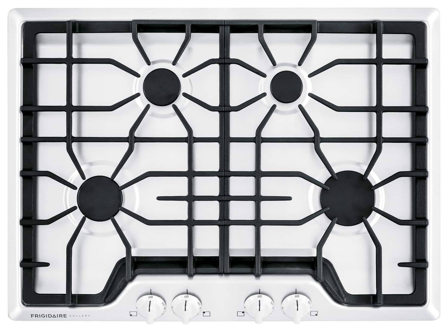 Best Buy Frigidaire Gallery 30" BuiltIn Gas Cooktop White FGGC3045QW