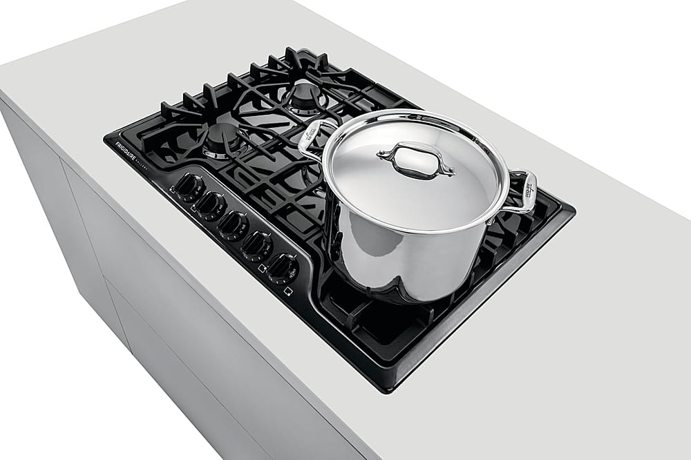 Best Buy: Frigidaire Gallery 30" Built-In Gas Cooktop Black FGGC3047QB