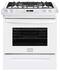 Frigidaire - Gallery 4.5 Cu. Ft. Self-Cleaning Slide-In Gas Convection Range - White-Front_Standard