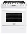 Frigidaire - Gallery 4.5 Cu. Ft. Self-Cleaning Slide-In Gas Convection Range - White - Larger Front