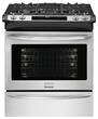 Frigidaire - Gallery 4.6 Cu. Ft. Self-Cleaning Slide-In Dual Fuel Convection Range - Stainless - Larger Front