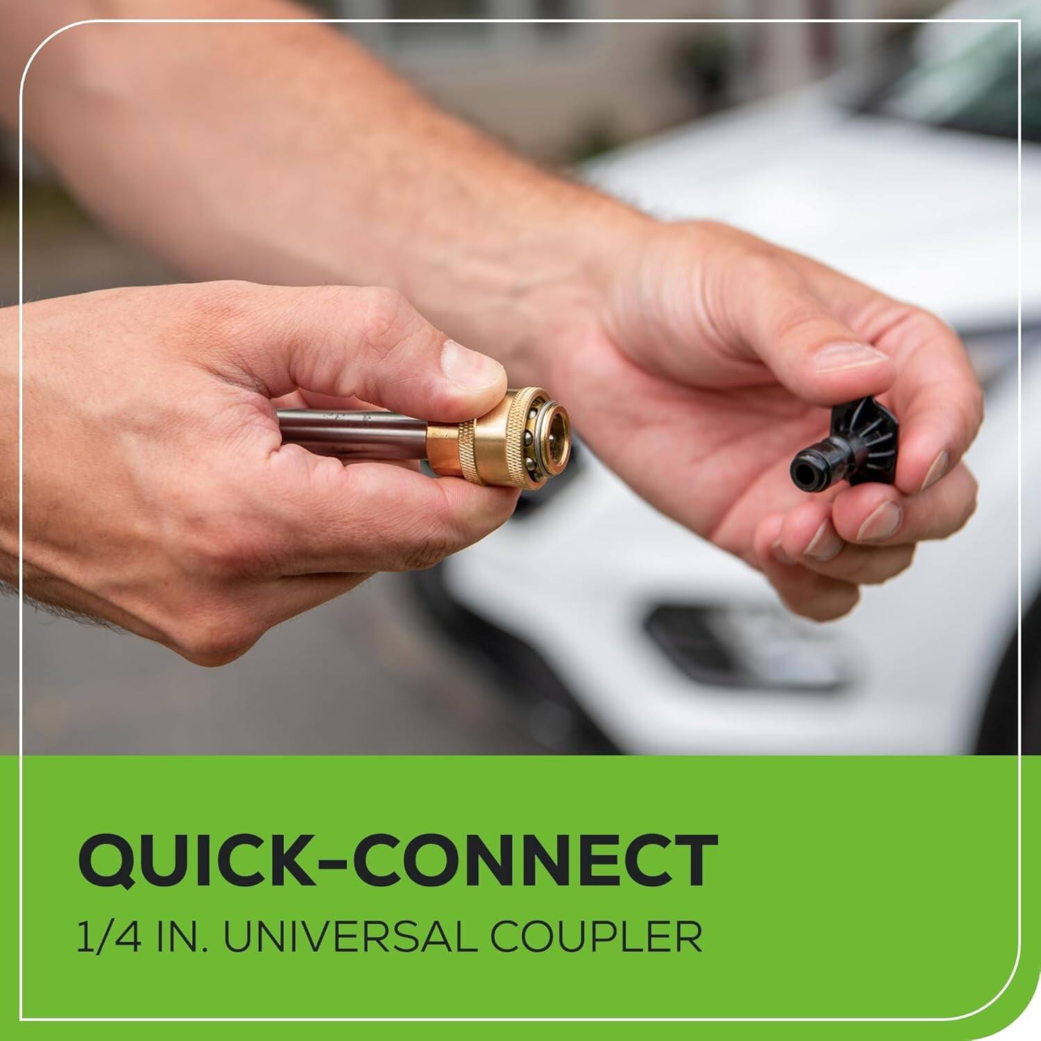 QUICK-CONNECT  
1/4 IN. UNIVERSAL COUPLER