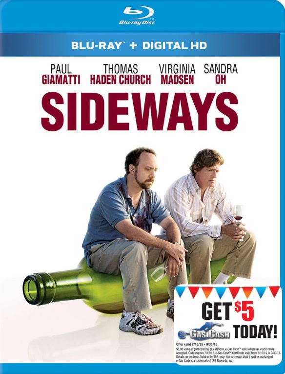  Sideways [Includes Digital Copy] [Blu-ray] [with Gas Cash] [2004]