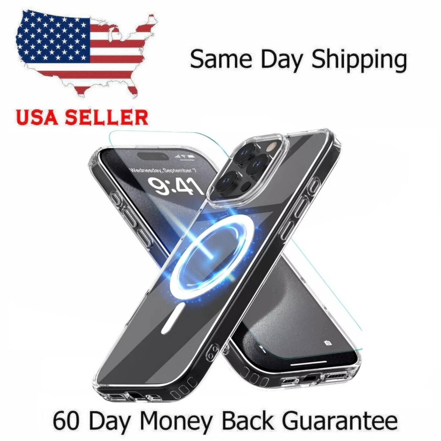 Same Day Shipping  
USA SELLER  
Wednesday September 7 9:41  
60 Day Money Back Guarantee