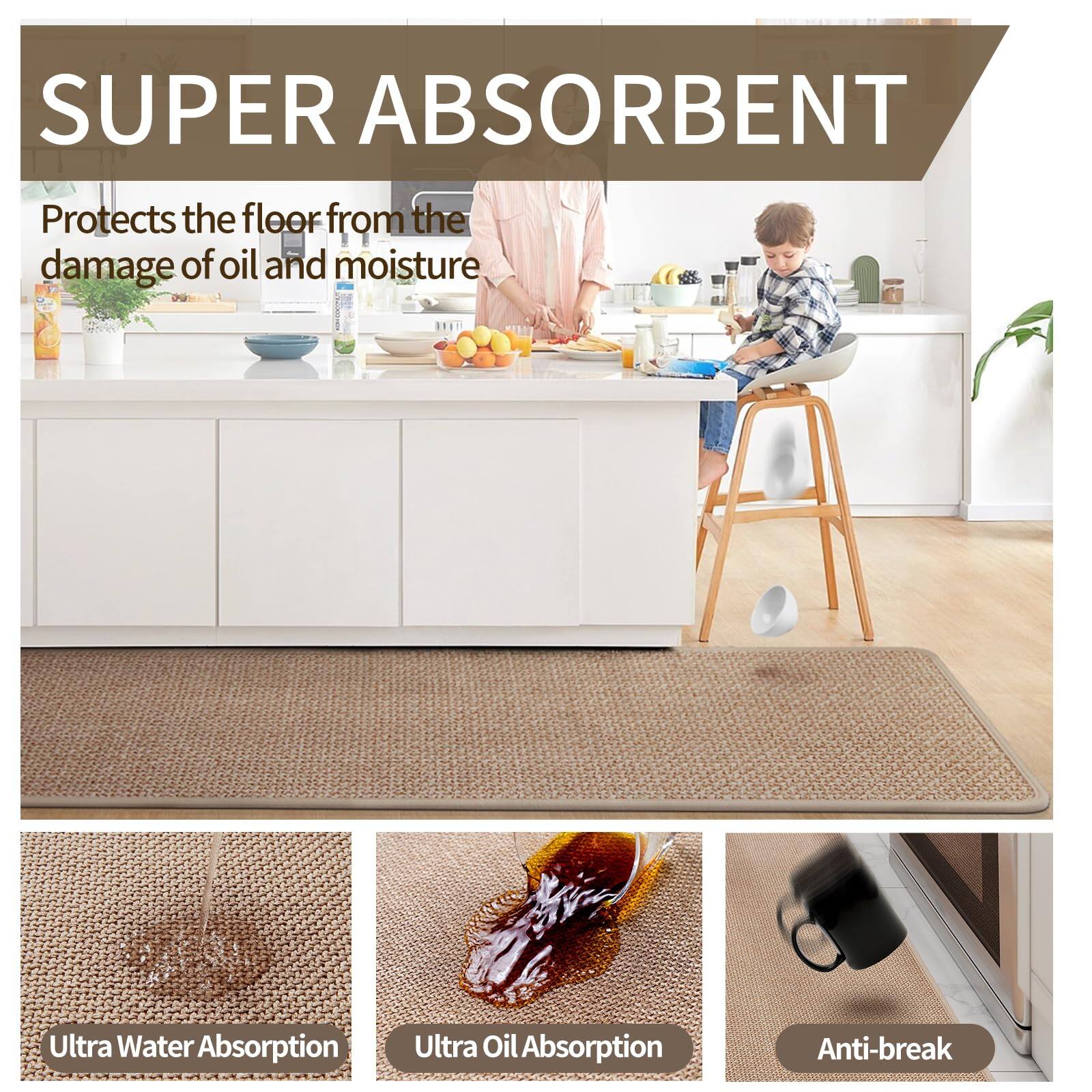 SUPER ABSORBENT  
Protects the floor from the damage of oil and moisture  

Ultra Water Absorption  
Ultra Oil Absorption  
Anti-break