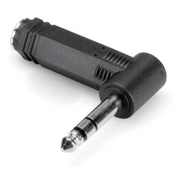 Hosa Technology - GPP-273 Analog Audio Right Angle Adaptor 1/4" TRS to Same