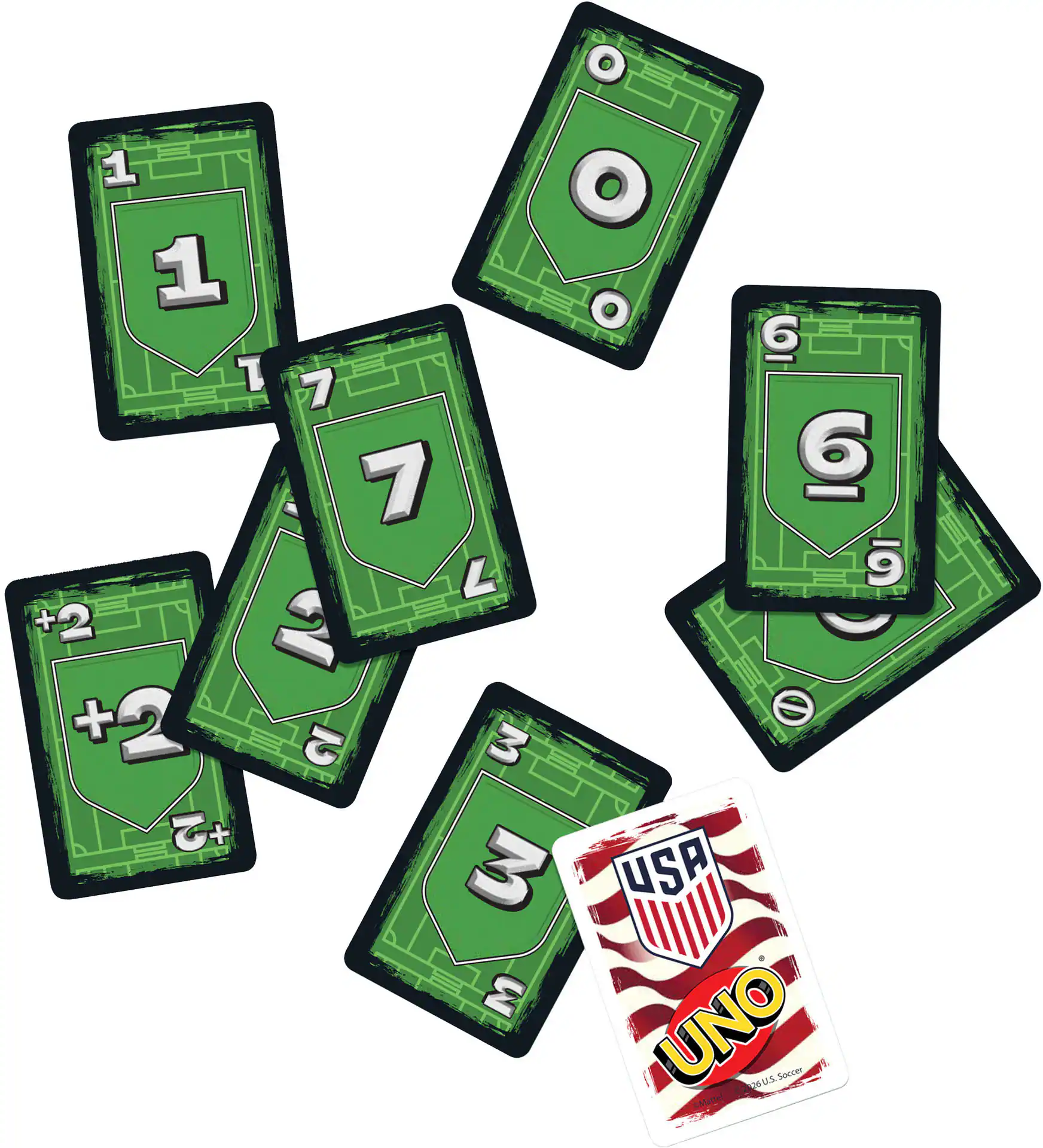 1 0 1 6 1 7 7 6 7  
+2 S +2 T 3 T  
USA UNO  
96-415  
Soccer DEU.S. Soccer  
Mattel