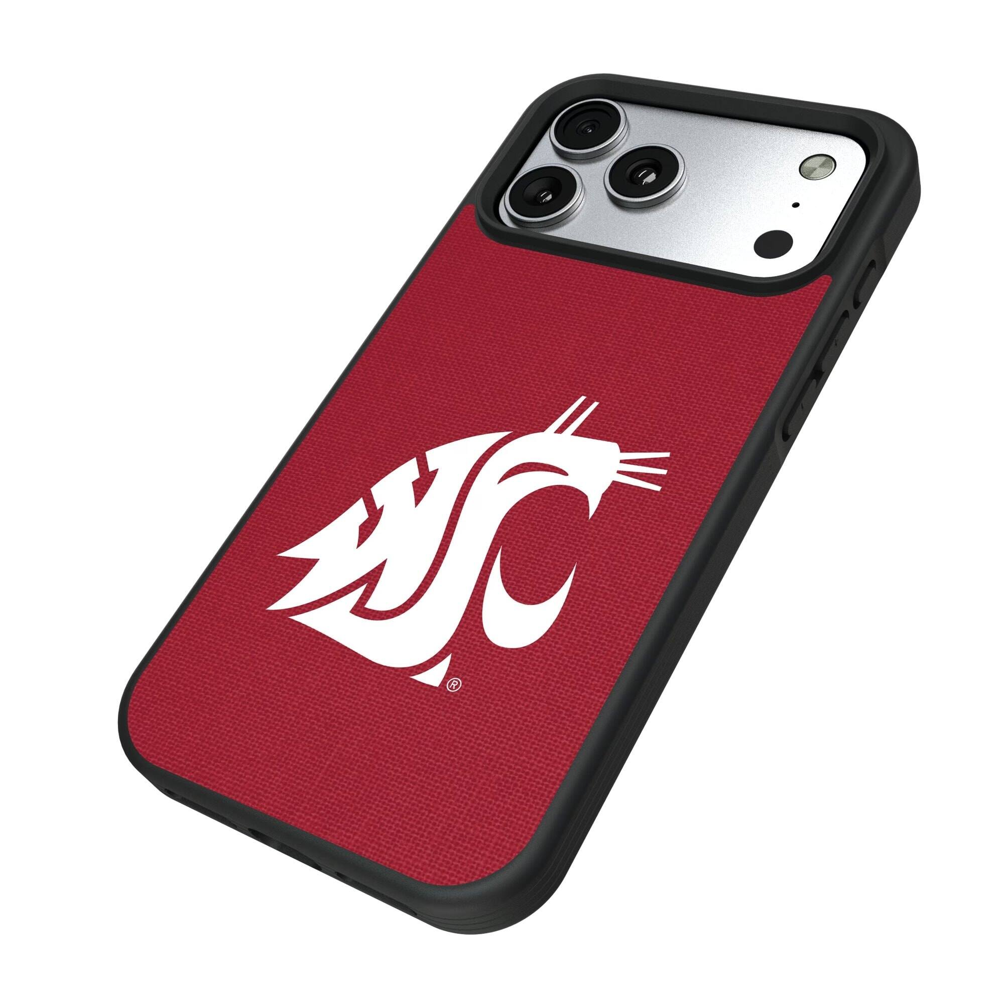 Alt View 1. Keyscaper - Washington State Cougars Bump Case with 8.2ft Drop Protection - 15 - Multicolor.