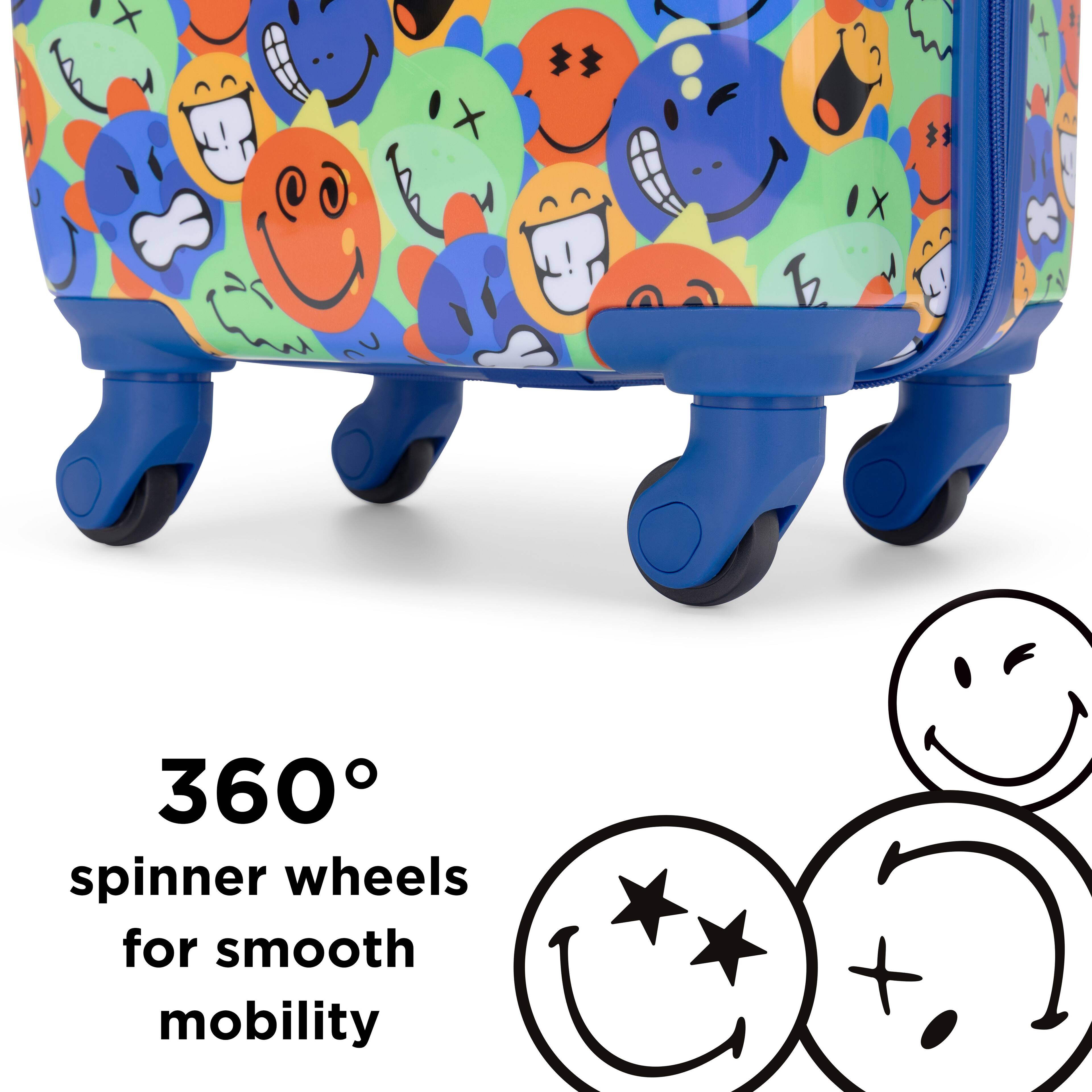 360° spinner wheels for smooth mobility