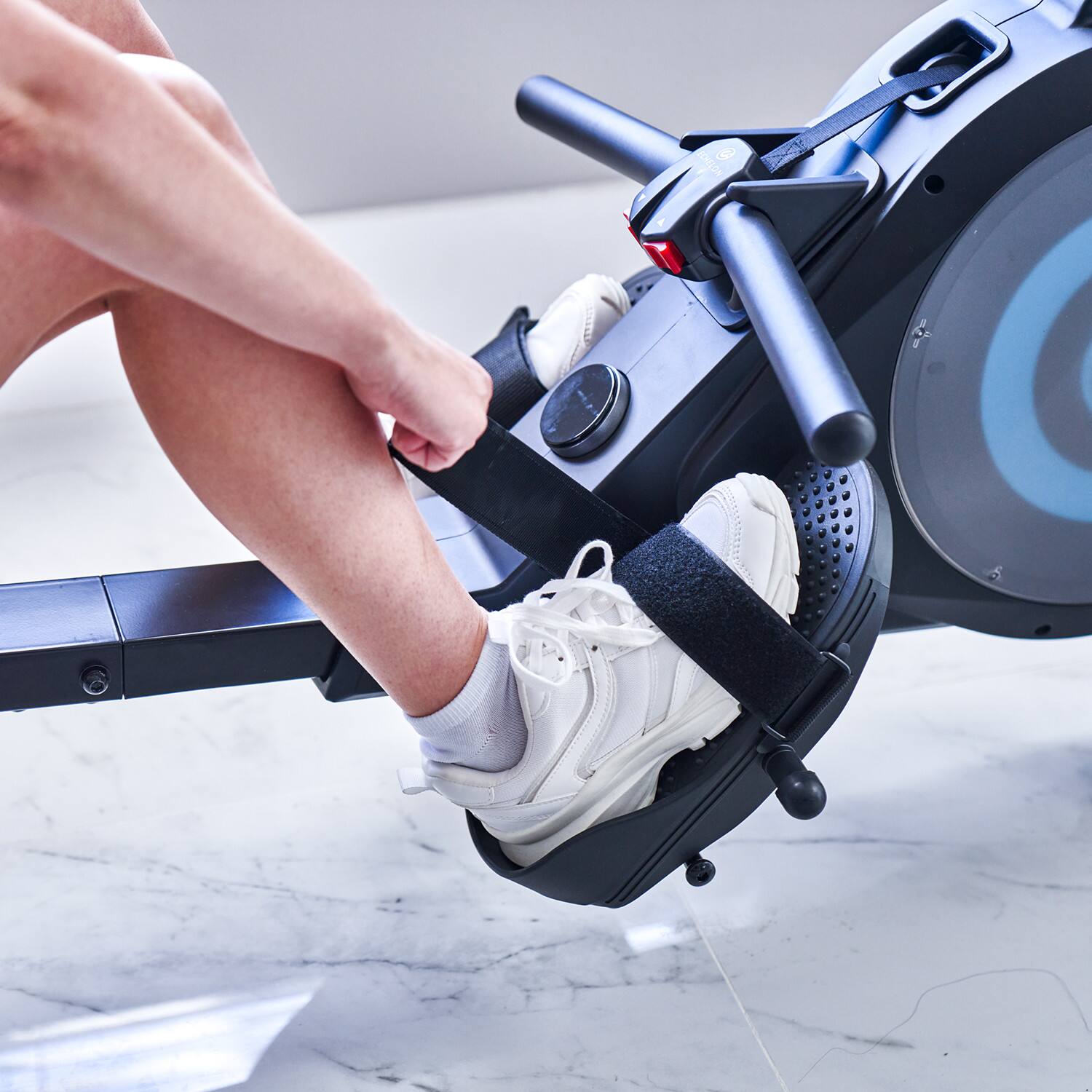 Alt View 4. Echelon - Row Sport 2 Foldable Rowing Machine with Magnetic Resistance & Bluetooth - Black.