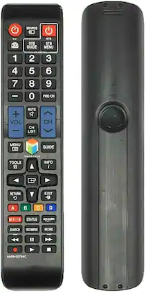 VINABTY - New AA59-00784C Replaced Remote Fits for Samsung TV UN46F6300AF UN40F6300AF UN32F6300AF UN46F5500AF UN40F5500AF - Black