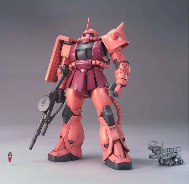 Angle. Bandai - Mobile Suit Gundam MG 1/100 MS-06S Char's Zaku II (Ver. 2.0).