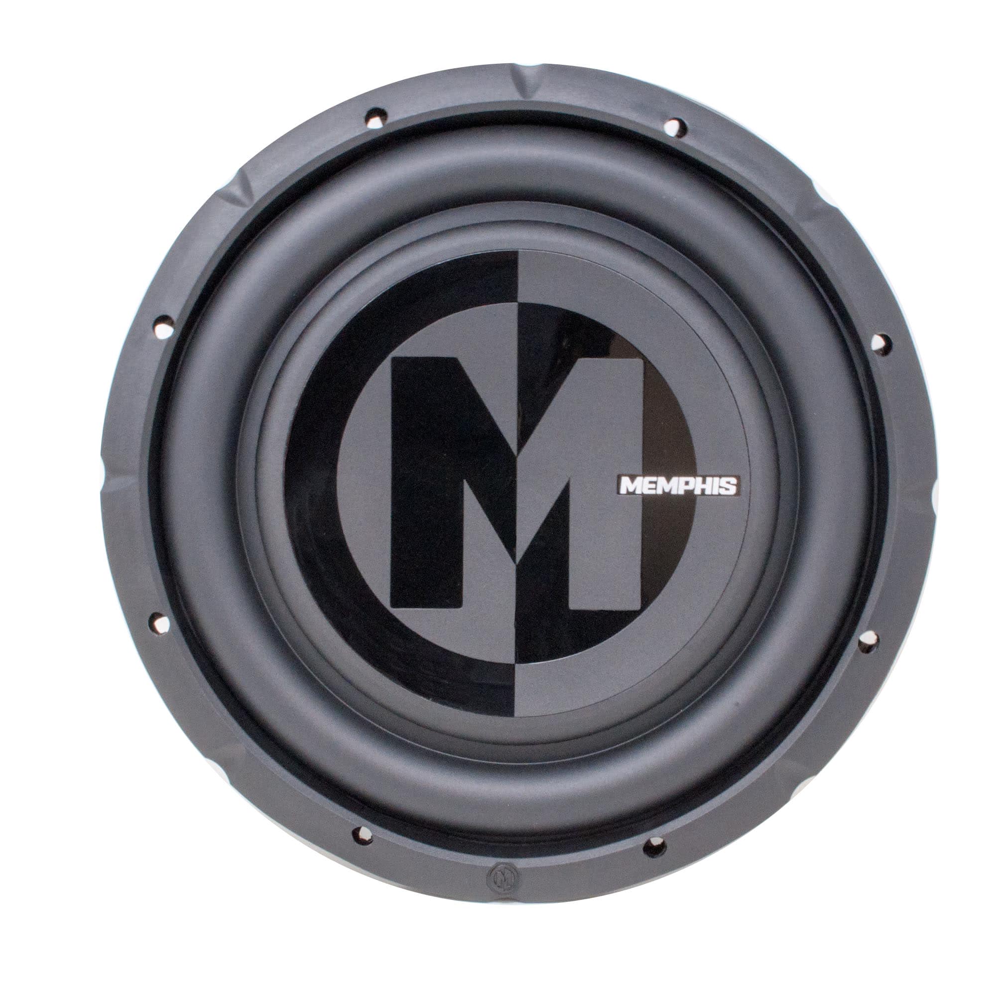 Memphis Car Audio - Memphis Audio PRXS1224 12” Power Reference Slim Subwoofer - Black/Gray