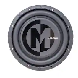 Memphis Car Audio - Memphis Audio PRXS1224 12” Power Reference Slim Subwoofer - Black/Gray