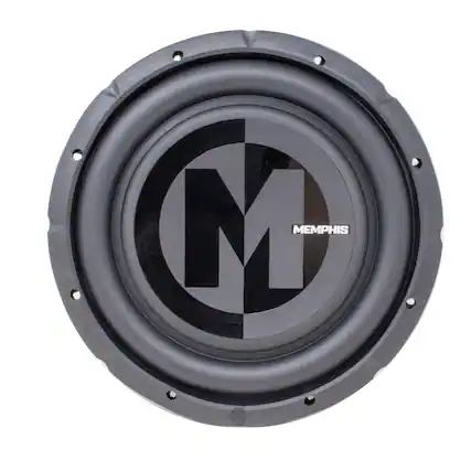 Front. Memphis Car Audio - Memphis Audio PRXS1224 12” Power Reference Slim Subwoofer - Black/Gray.