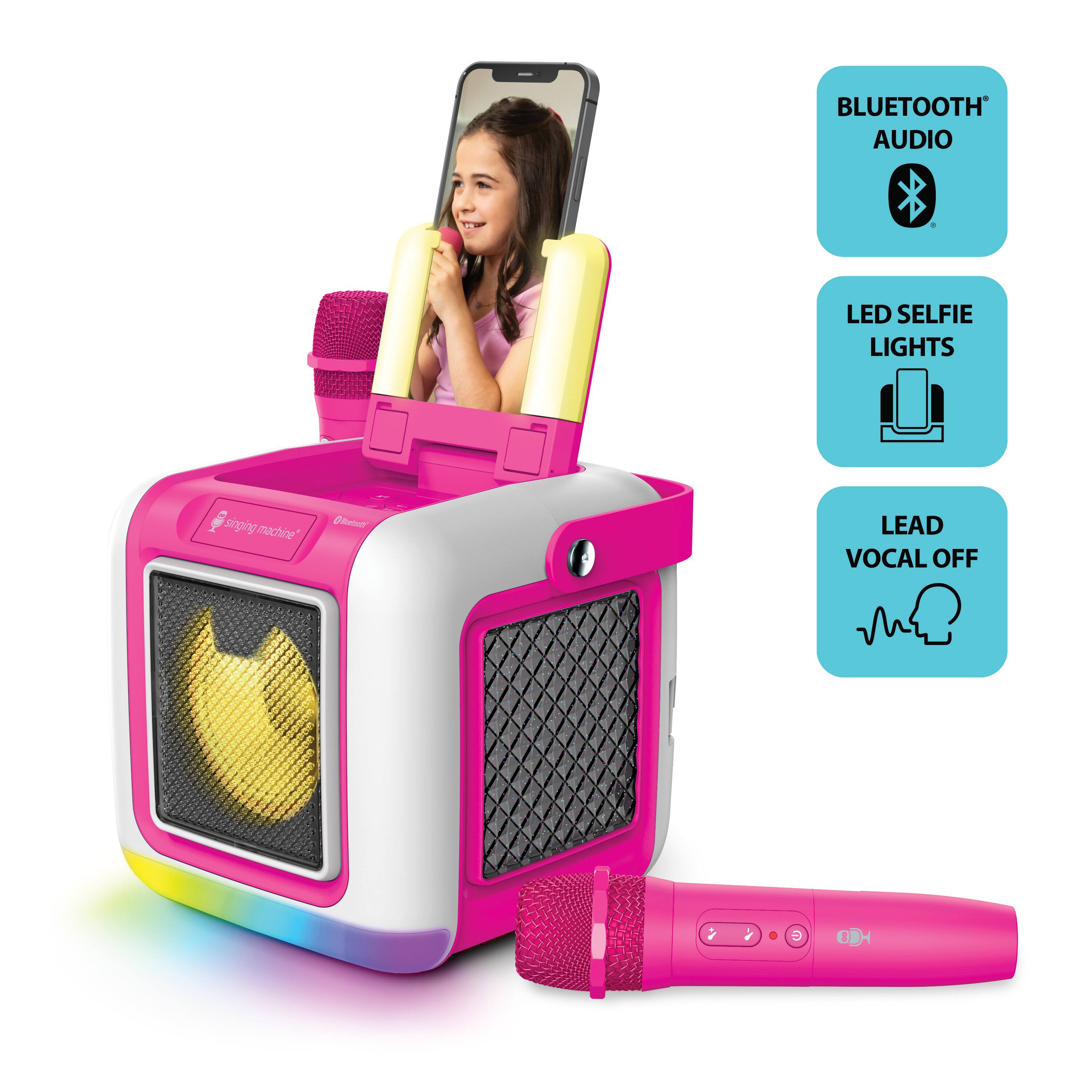 BLUETOOTH AUDIO  
LED SELFIE LIGHTS  
LEAD VOCAL OFF