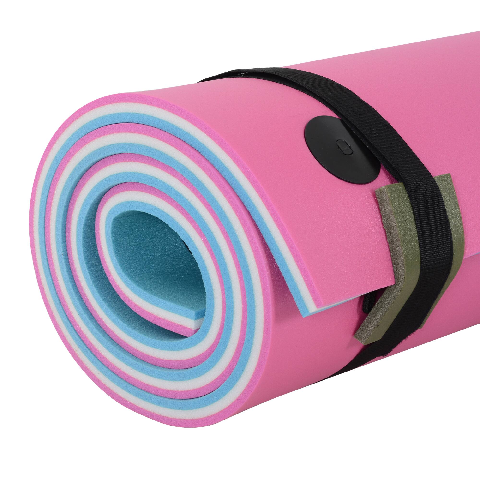 Alt View 5. Homcom - HOMCOM 16.5' x 5' Lily Pad Floating Mat, 3-Layer Lily Pad Swimming Pool Floating Water Mat.