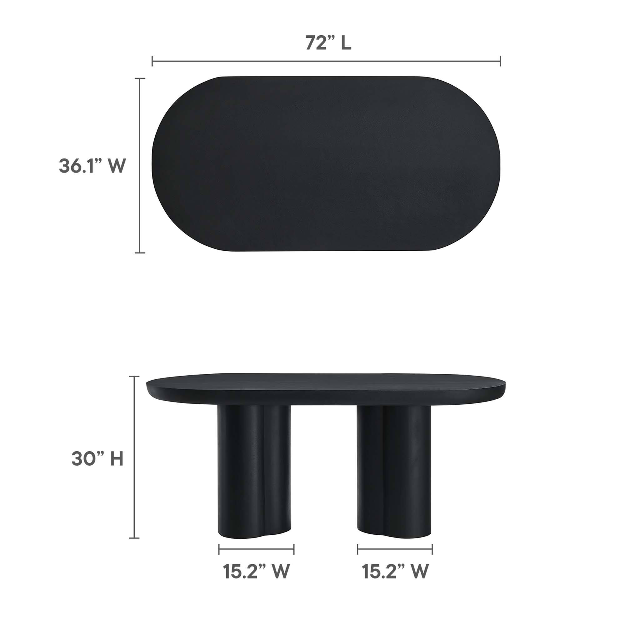 72" L  
36.1" W  
30" H  
15.2" W  
15.2" W