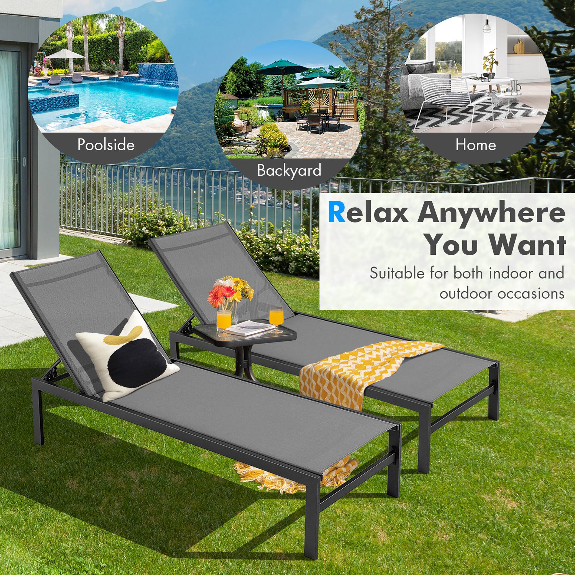 Poolside Home Backyard Relax Anywhere You Want  
Suitable for both indoor and outdoor occasions