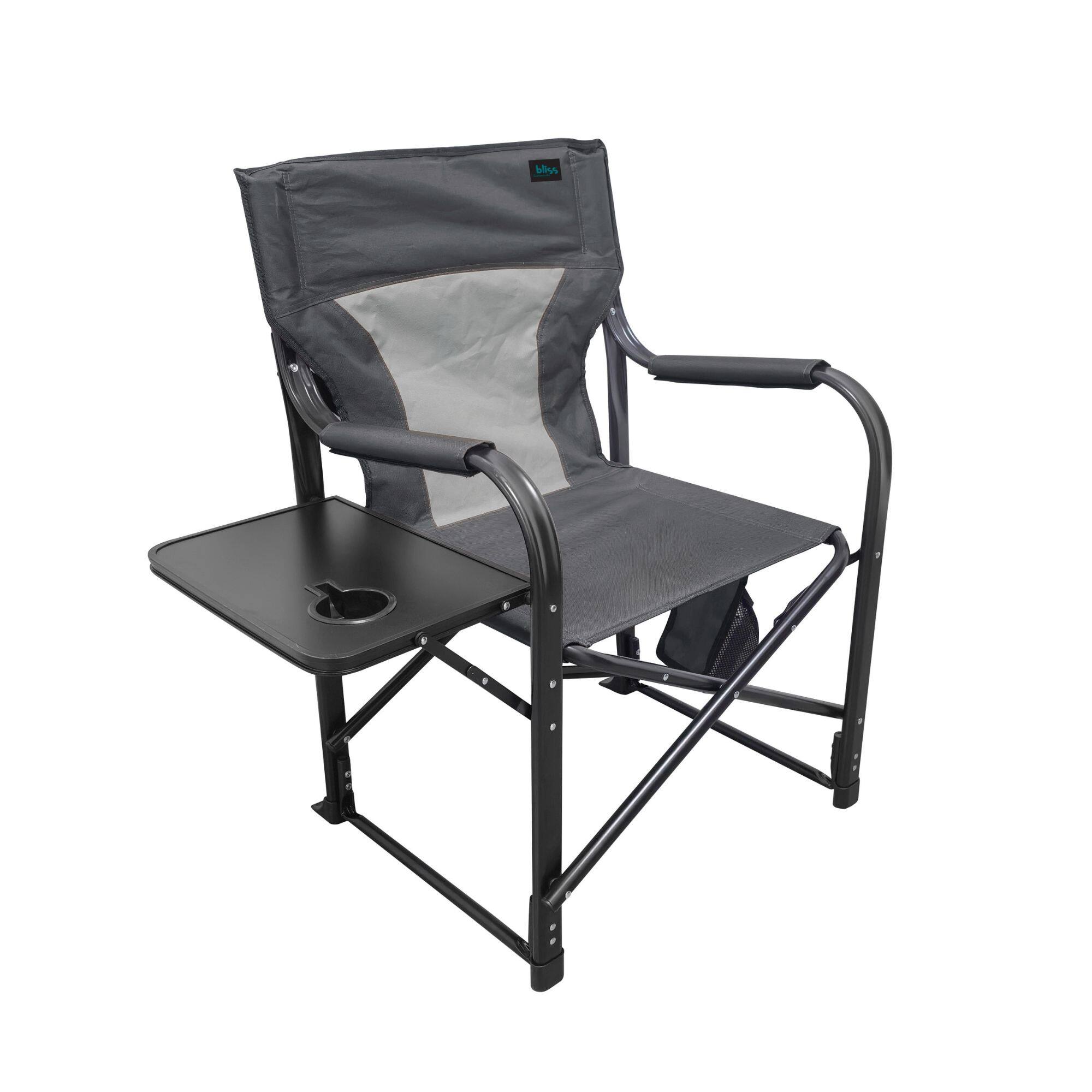 Alt View 7. Bliss Hammocks - Bliss Hammocks 24V Heated Seat, Folding Chair w/Battery & 3 Heat Settings, Gray - Gray.