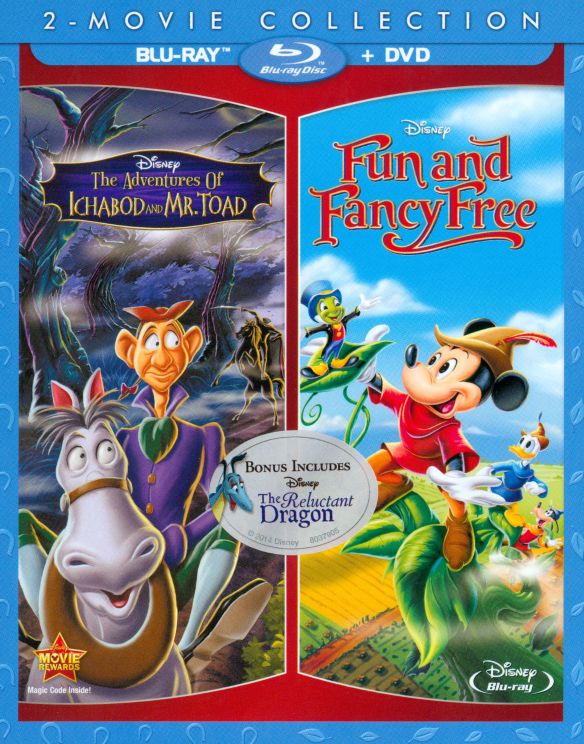  The Adventures of Ichabod and Mr. Toad/Fun and Fancy Free [3 Discs] [Blu-ray/DVD]