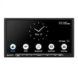 Sony - Mobile XAV-AX6000 Digital Multimedia Receiver with Android Auto, Apple CarPlay, and HDMI Connectivity - Black