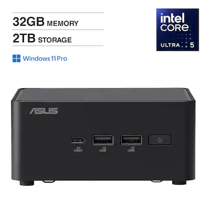 32GB MEMORY
2TB STORAGE
Windows 11 Pro
Intel Core Ultra 5
ASUS
20G USB
10G USB
10G USB