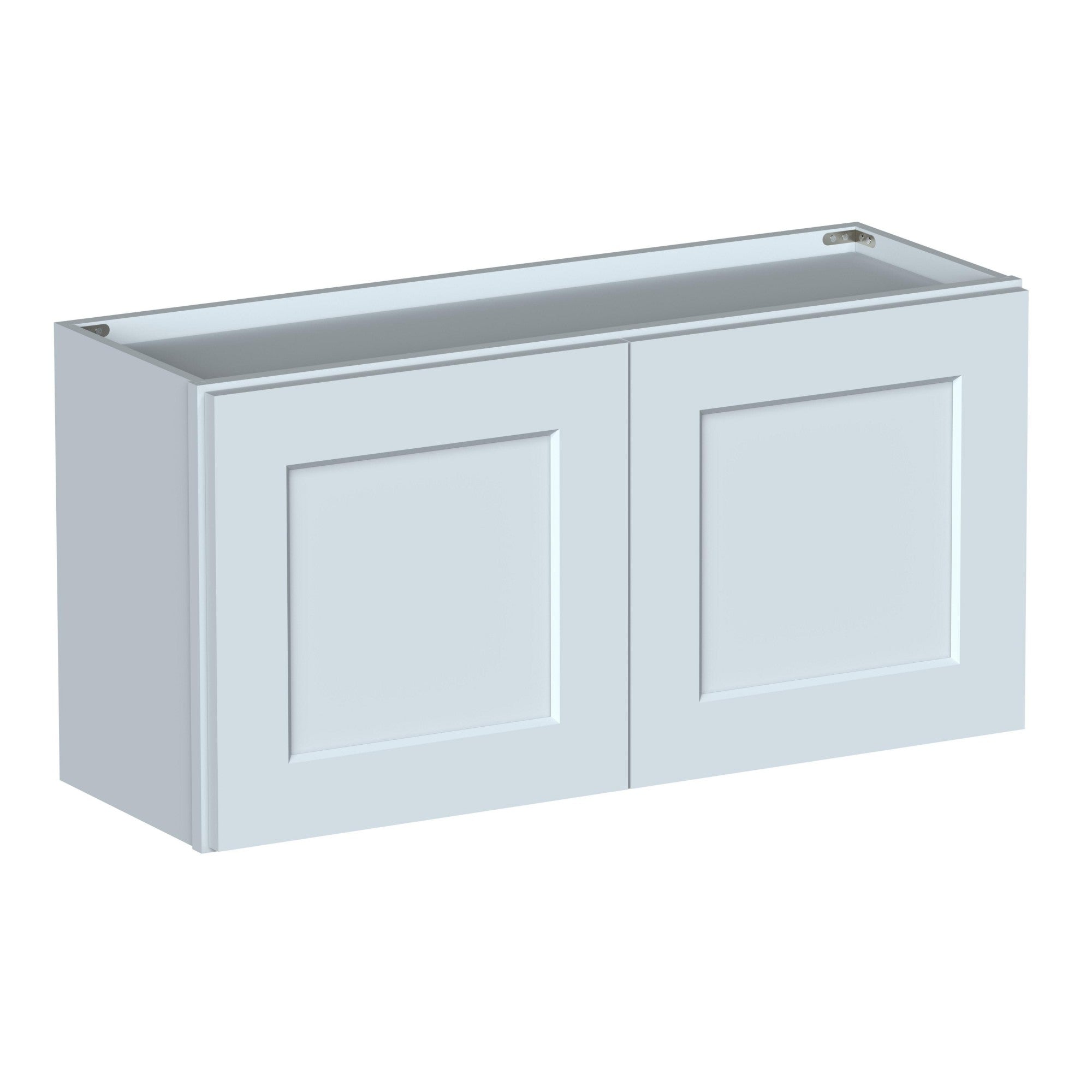 Alt View 1. Boyel Living - 36in.W x12in.D x18in.H Dove Gray WALL CABINET Fully assembled Cabinet With Two HDF Doors - Gray.