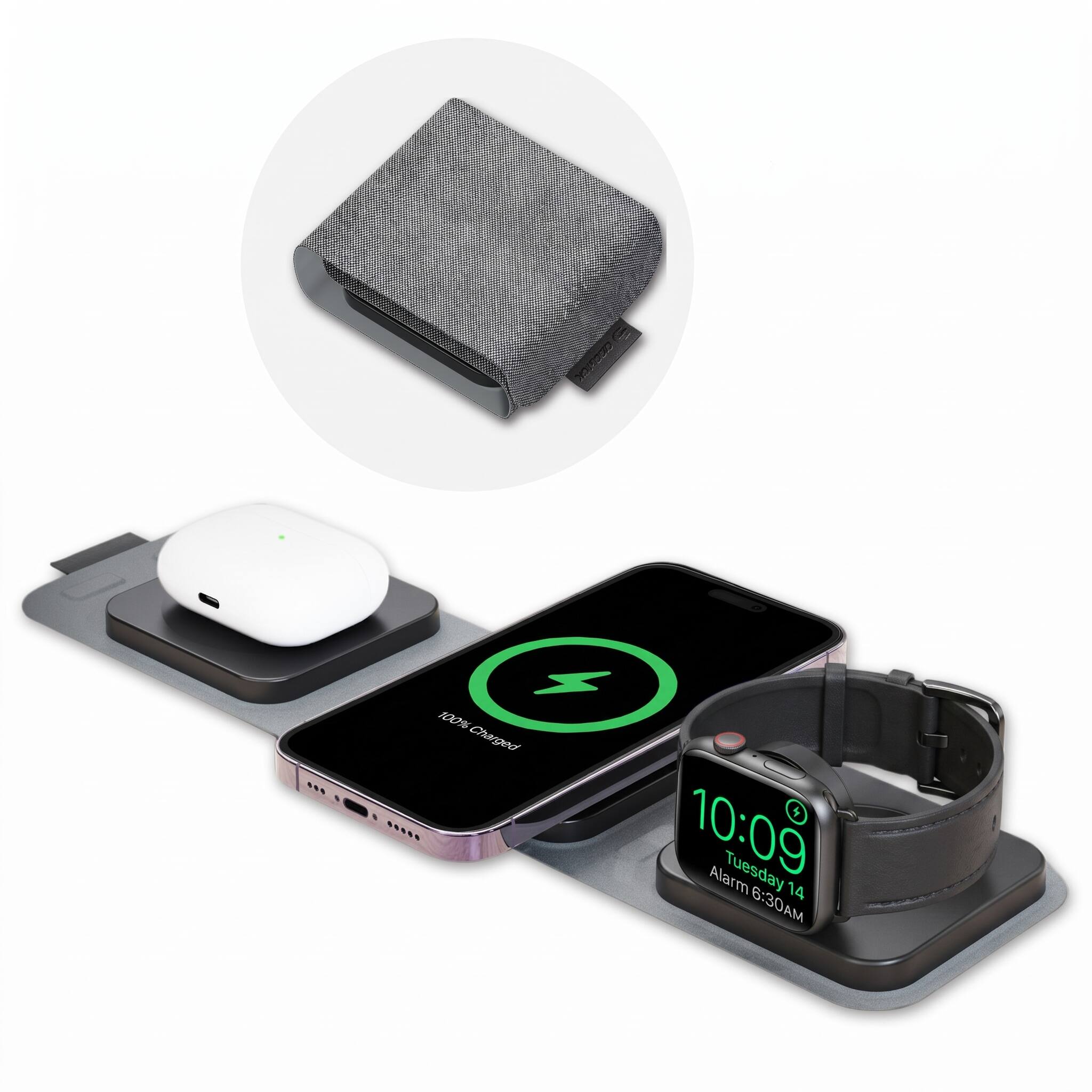 CECLICK

100% Charged .....

S 10:09 Alarm Tuesday 14 6:30AM
