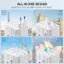 The text on the image can be grouped and corrected as follows:

ALL IN ONE DESIGN: applicable to more than 200+ countries and regions (EU/KR/UK/US/JP/I/AUS/CN/33 CCO 1S)