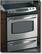 Front Standard. GE - Profile 30" Self-Cleaning Slide-In Electric Range - Stainless-Steel.