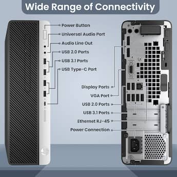 HP Refurbished Excellent ProDesk 600 G5 SFF Desktop Computer PC HP Refurbished Excellent ProDesk 600 G5 SFF Desktop Computer PC