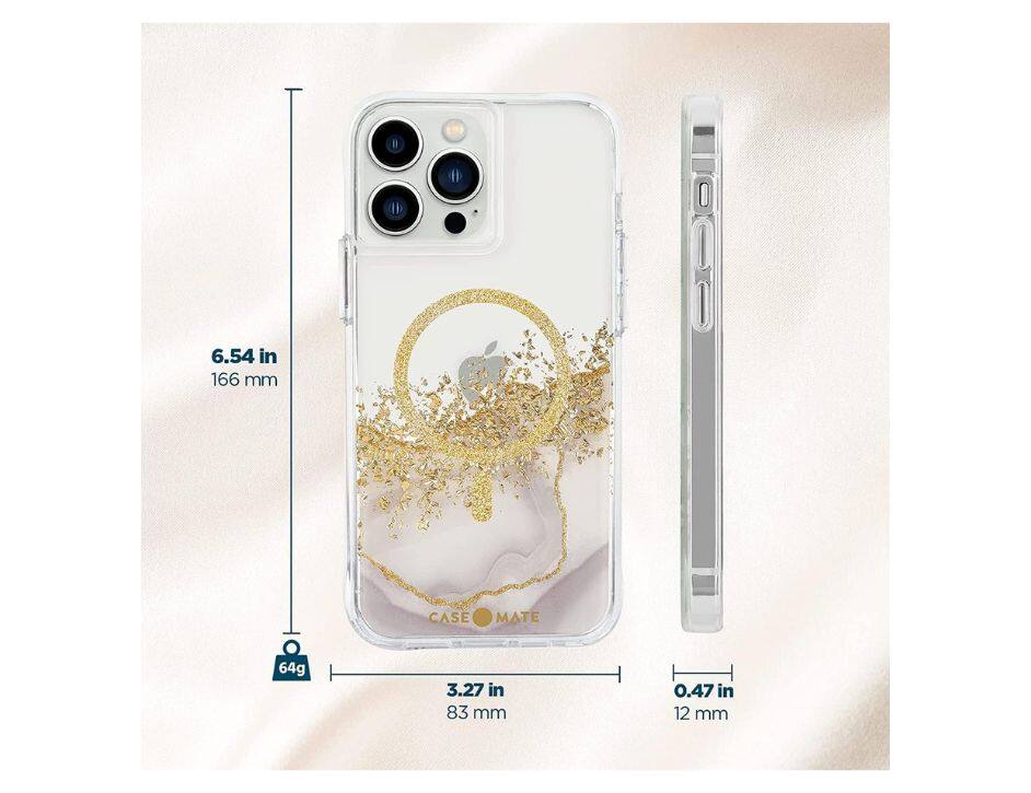 6.54 in  
166 mm  

3.27 in  
83 mm  

0.47 in  
12 mm  

64g  

CASE MATE