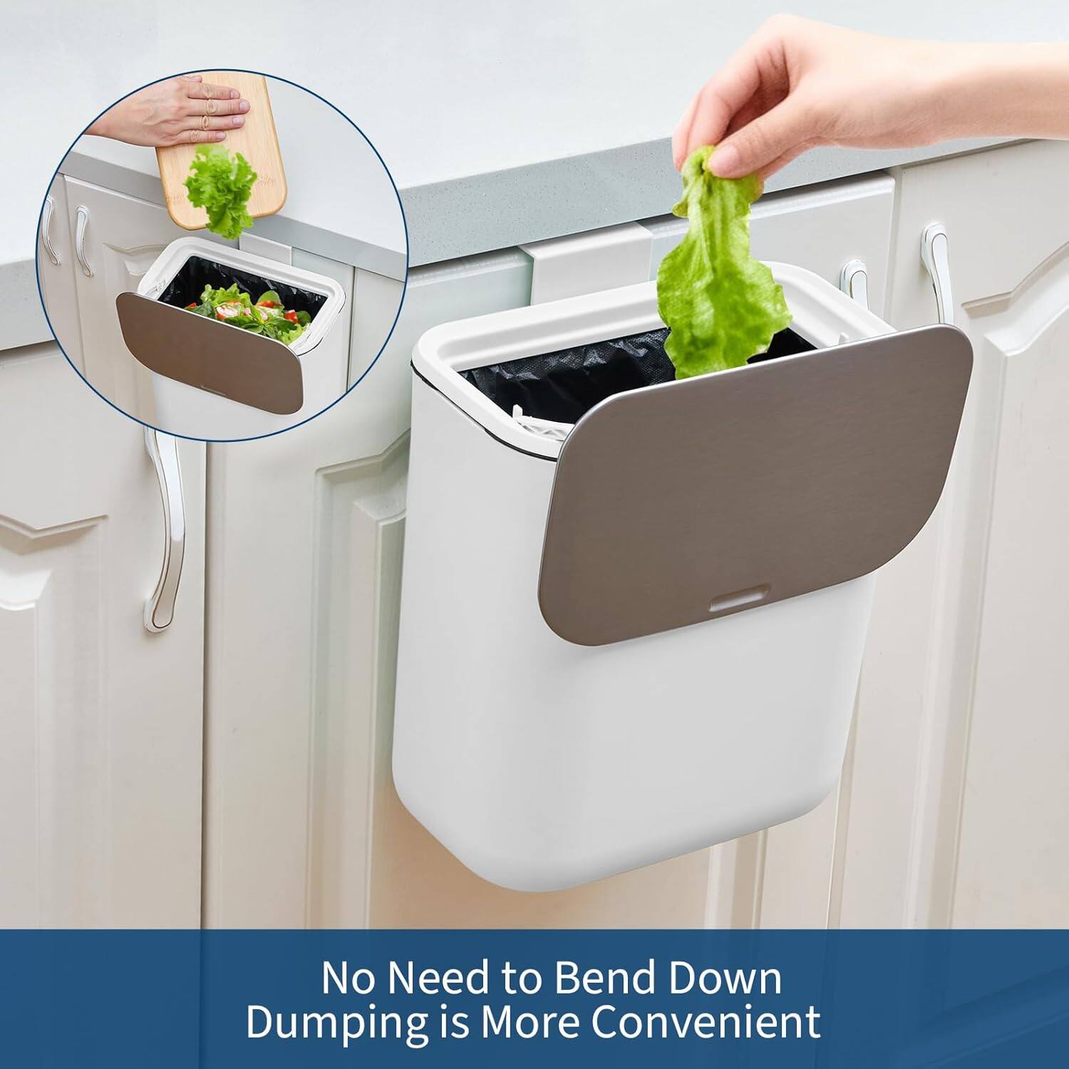 No Need to Bend Down  
Dumping is More Convenient
