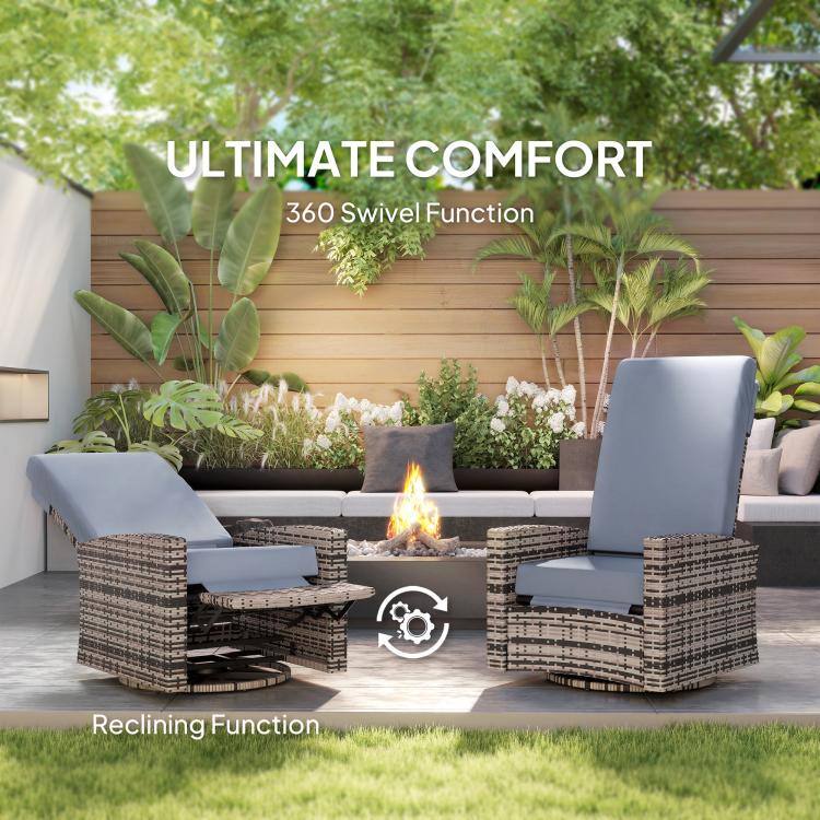 ULTIMATE COMFORT  
360 Swivel Function  
Reclining Function