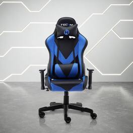 GOODSILO - Premium Ergonomic Gaming Chair with Adjustable Features and High Back Support - Blue