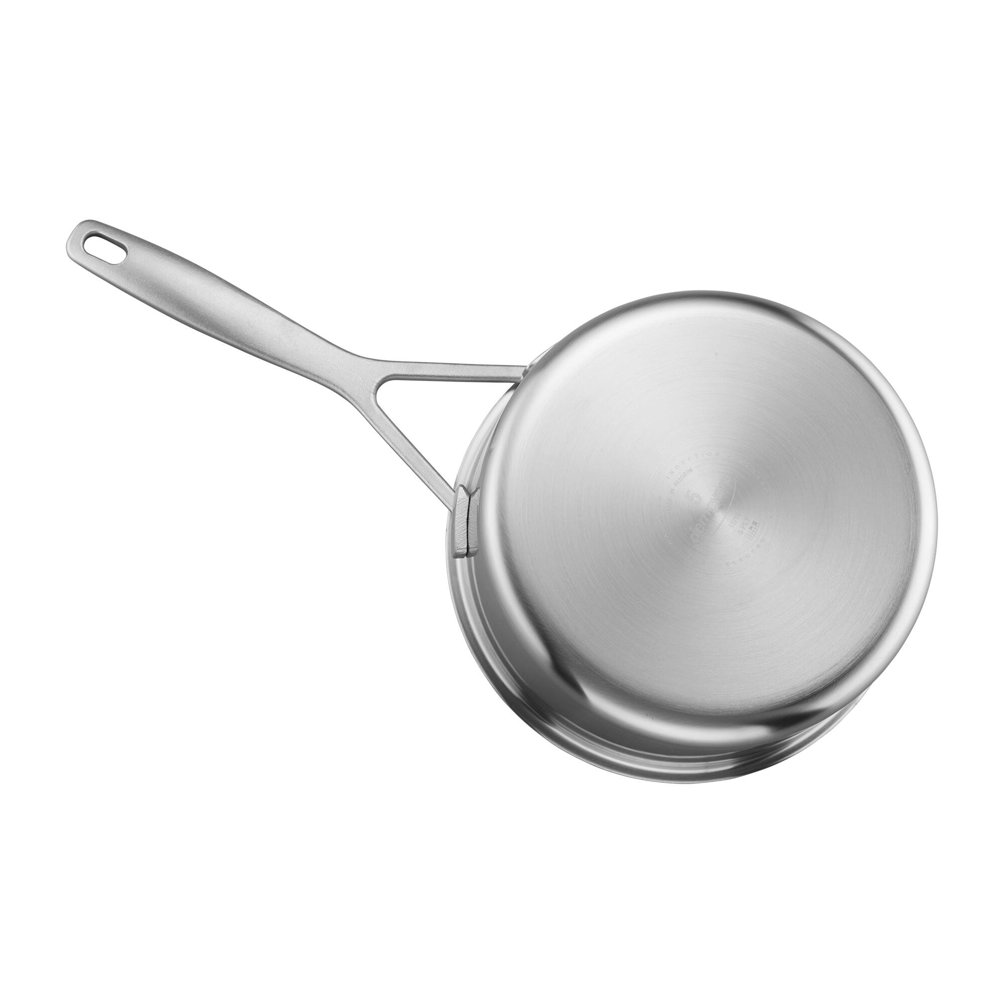 Alt View 2. Demeyere - Demeyere Industry 5-Ply 2-qt Stainless Steel Saucepan - Stainless Steel.