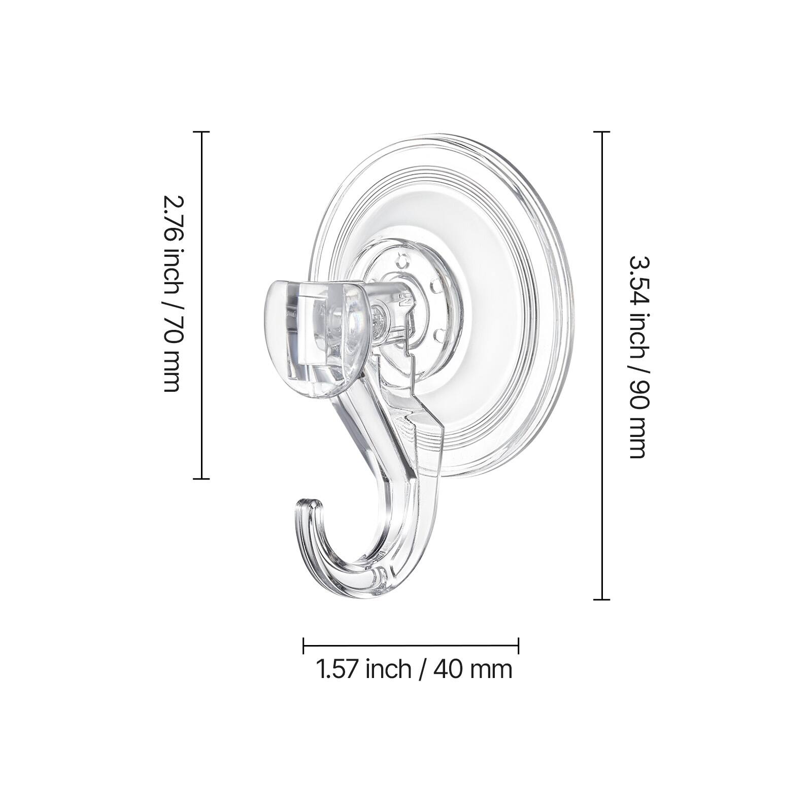 2.76 inch / 70 mm  
3.54 inch / 90 mm  
1.57 inch / 40 mm