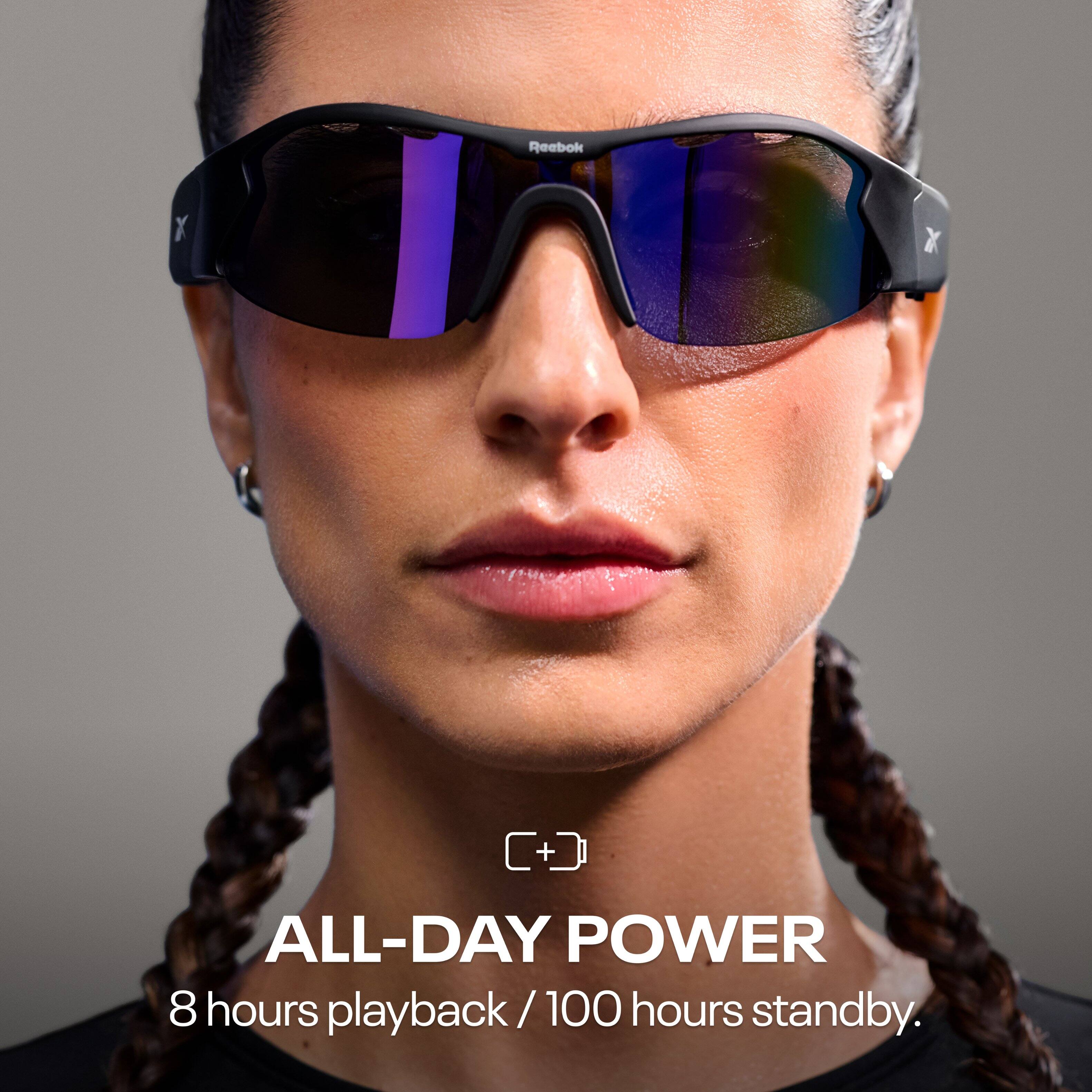 Reebok X X + ALL-DAY POWER
8 hours playback / 100 hours standby.